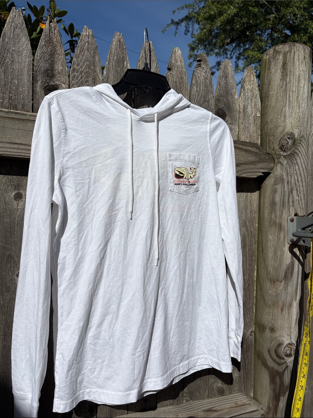 Vineyard Vines XS whale Mummy Halloween cotton hoodie!!